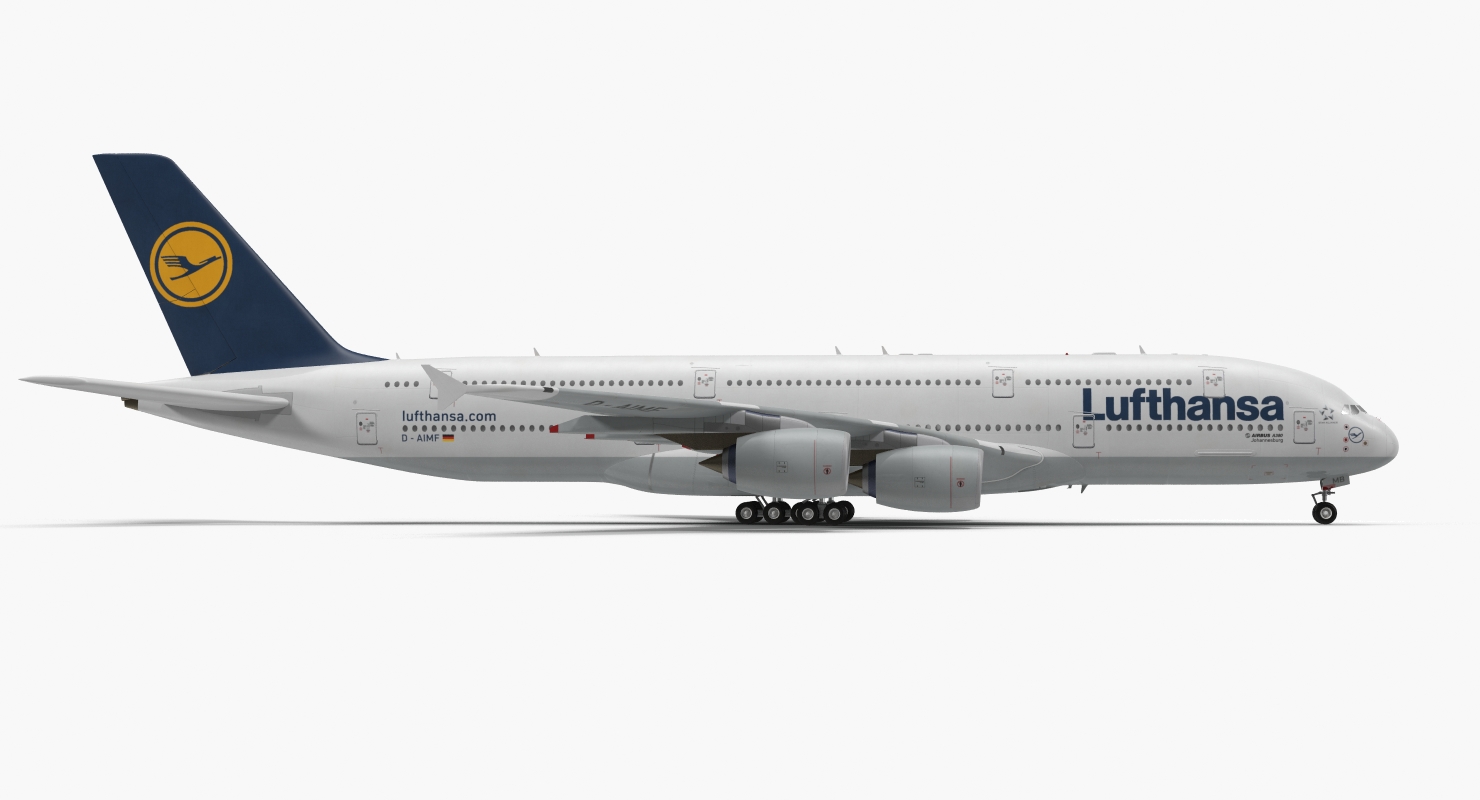 Airbus A380 1000 Air France 3D